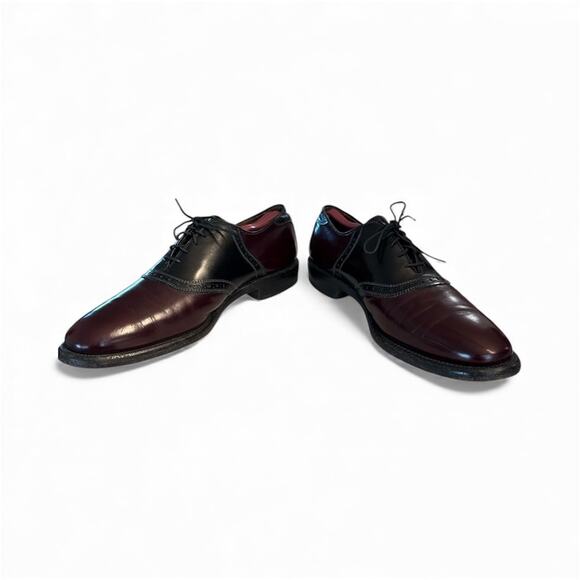 Allen Edmonds Burgundy and Black Leather Derby Shoe main image 5